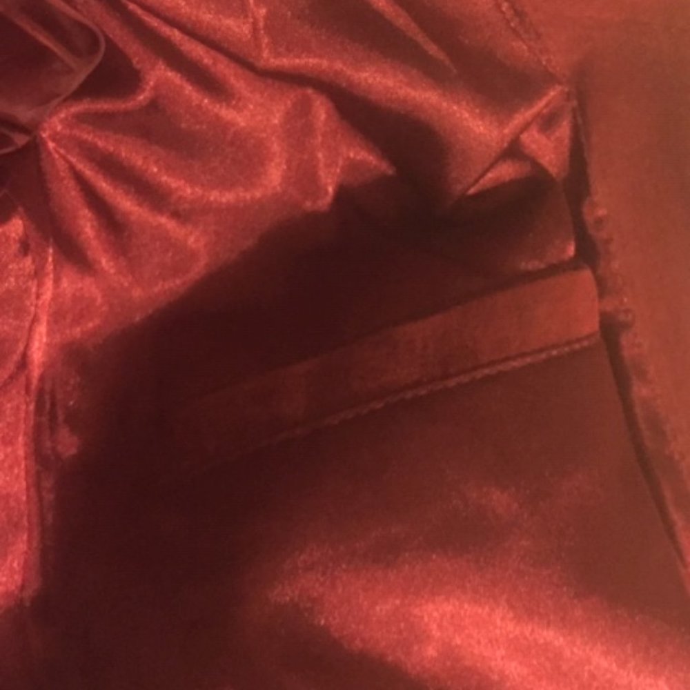 Russet red suede jacket - Picture 4 of 4